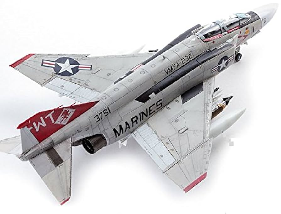 プラモデル　戦闘機 Amazon | アメリカ海兵隊 USMC F-4J VMFA-232 レッドデビルズ 超