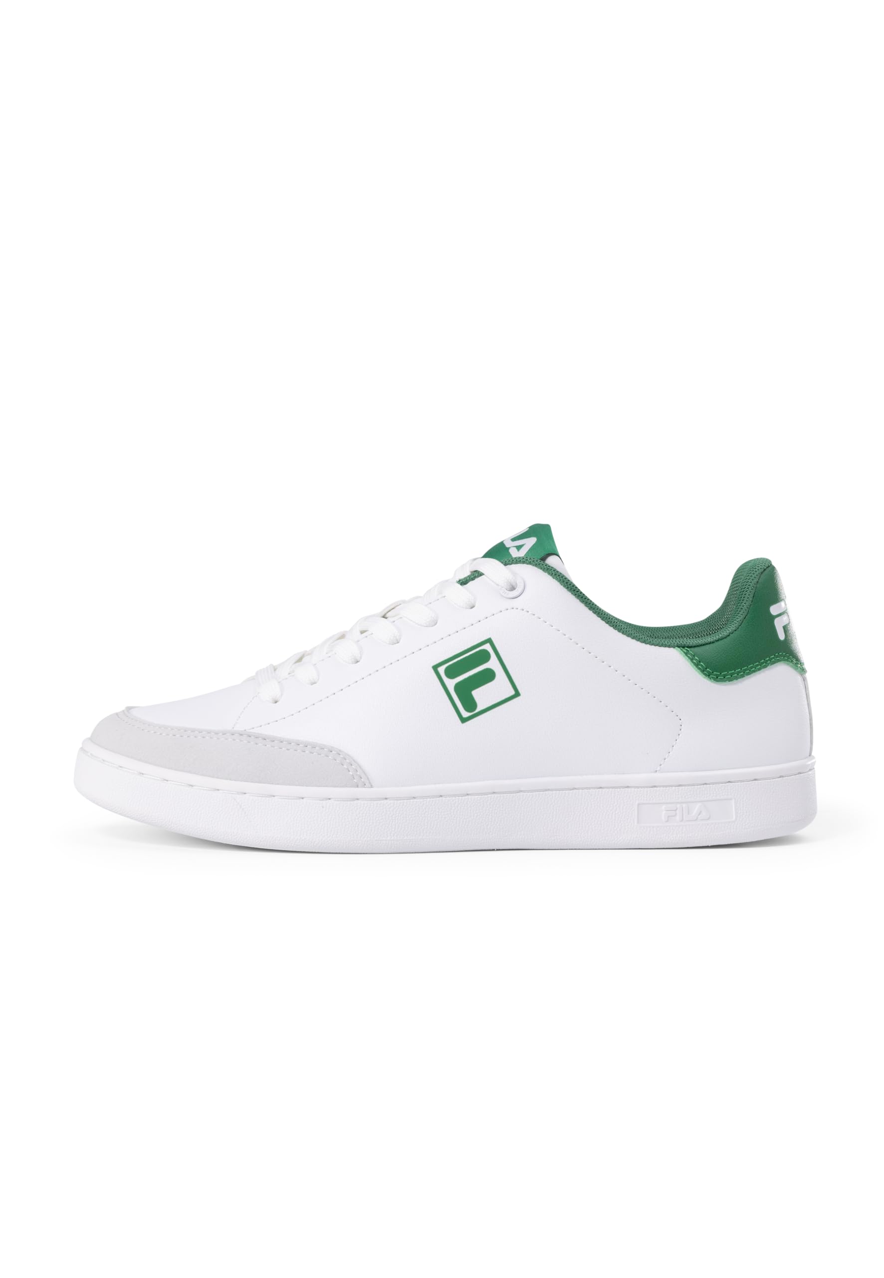 FILA Men's Courtbay Trainers, White Verdant Green, 6.5 UK