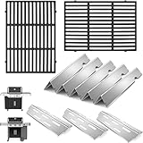 Genesis II Grill Parts for Weber Grill Grates Flavorizer Bars for Weber Genesis II GS4 Cooking Grates Heat Deflector Replacement Parts for Weber Genesis 2 E-310 E-315 S-335 Grill Accessories