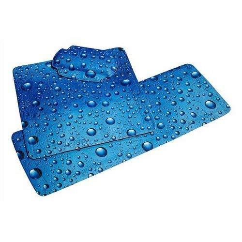 Kleine Wolke 1 shower mat Bubble in blue, Duschwanneneinlage 55x55 cm