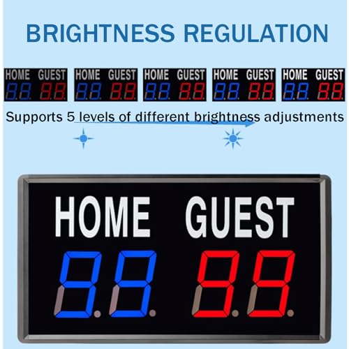 Marcador electrónico portátil LED 1.8 pulg, negro miniatura 5