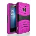 Coolpad Rogue case, Starshop Premium Durable Rugged Shell Hybrid Protective Phone Cover with Built in Kickstand With Premium Screen Protector (Pink)