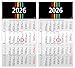 Produktbild GEIGER-OFFICE 4-Monatskalender 2026 Wandkalender 2 Stück Wandkalender mit Datumsschieber 4, 30 x 56 cm,