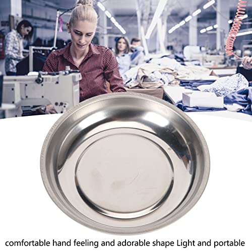 Prato Magnético para Alfinetes, Tigela Magnética Estável de Aço Inoxidável para Alfinetes, ímã Forte