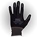 AG NITEX P-200, Nitrile Foam Coated work Gloves,12 Pairs, Breath-ability, Touchscreen Technology (BK-L)
