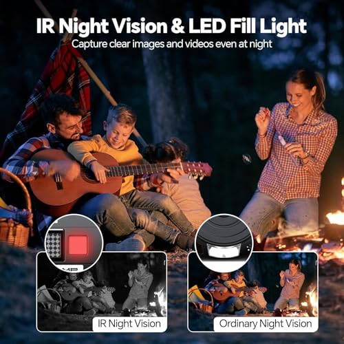 Camcorder Video Camera for YouTube Vlogging, 5K 56MP UHD Content Creator Camera with 3\" 270° Flip Screen, Night Vision, WiFi, 64GB Card, Microphone, Stabilizer & Tripod - Complete Beginner Kit