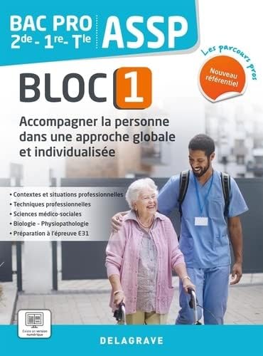 Les Parcours Pros - ASSP - Bloc 1 - 2de, 1re, Tle Bac Pro ASSP (2023) - Pochette élève