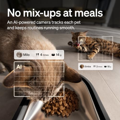PETLIBRO Automatic Cat Feeder with Camera, Scale AI Smart Food Intake Track - Image 2