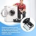 EBF49827801 Washer Door Lock and Switch Assembly Compatible with Kenmore LG Washing Machine Replaces 6601ER1004C 6601ER1004E EBF49827802 1268254 PS3533609 AP4998848 EAP3533609 AC110V