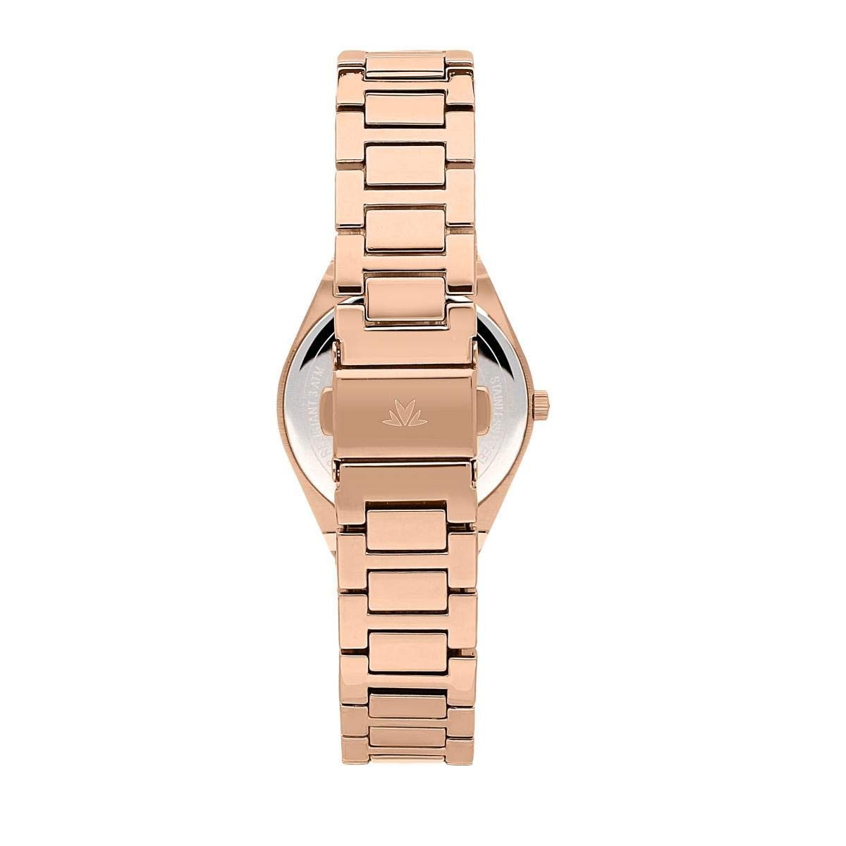 Morellato Orologio da donna, Collezione Ego, in Ottone, PVD oro rosa, con cinturino in ottone - R0153164507