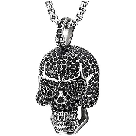 Collar Grande Calavera Cráneo de Azúcar COOLSTEELANDBEYOND Cover
