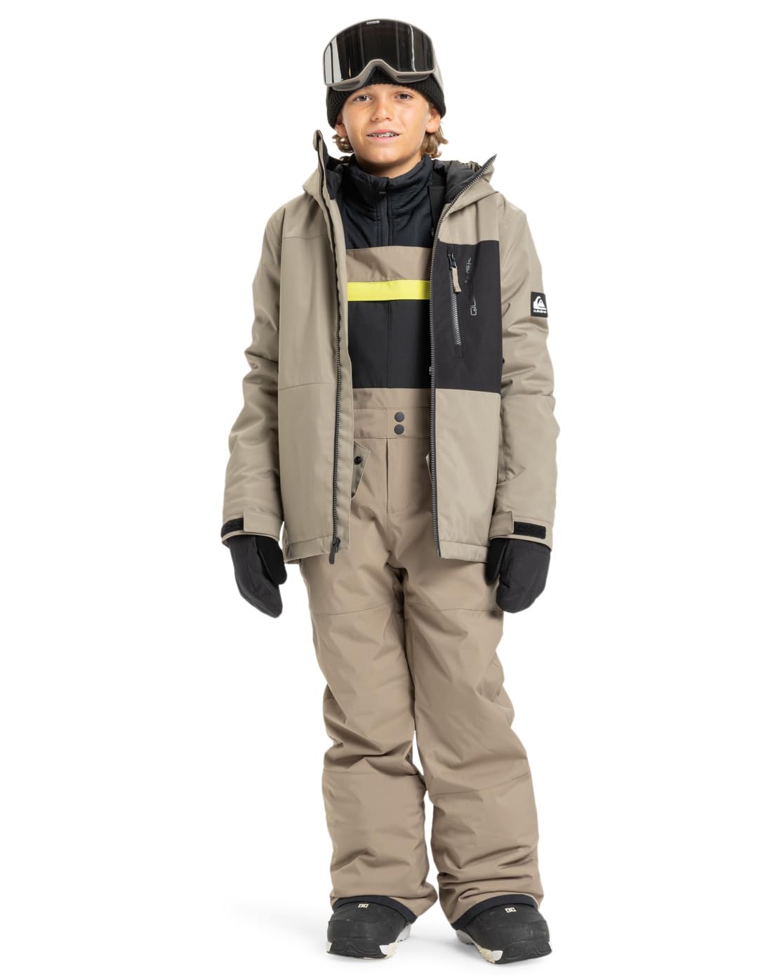 Quiksilver Mash Up - Funktionelle Schneelatzhose - 8 - Beige.