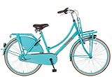 Damen Hollandrad 24 Zoll Plezier, PO-DD-TR24 türkis, Rahmen Stahl Türkis-Blau, ca 43 cm Rahmenhöhe