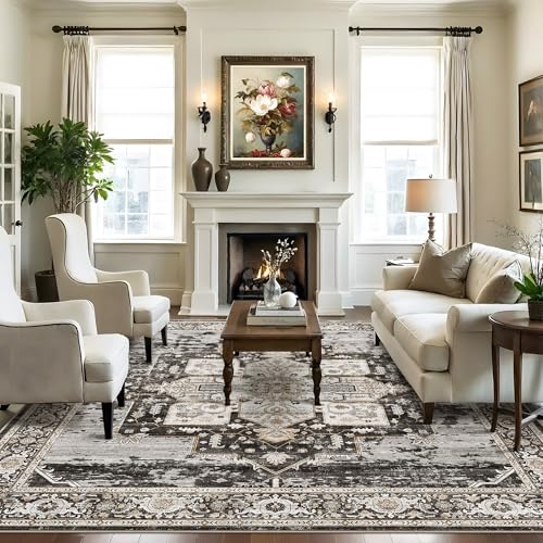 RUUGME Washable 11X11 Area Rugs - Large Rugs for Living