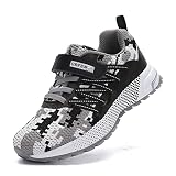 KUBUA Kids Sneakers for Boys Girls Running Tennis Shoes Lightweight Breathable Sport Athletic Camouf