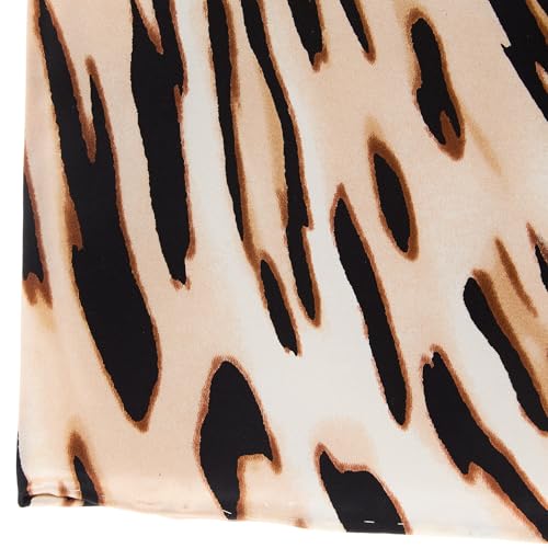Wyoming Traders Men's Leopard Charmeuse Silk Wild Rag Leopard2