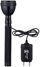 Portable and Lightweight Rechargeable 100w Laser LED Power Torch Light 27cm Platinum 25W COB, 2X 3.7V 1200mAh Li-ion Batteries, 5V Adaptor, Durable and Bright, Ideal for Indoor and Outdoor Use