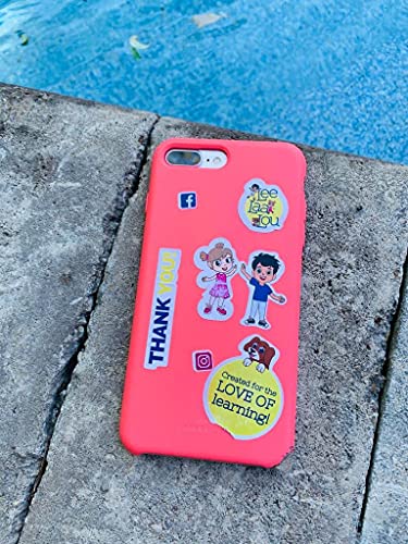 Lee Laa Lou Hebrew Letter Stickers, Hebrew Alphabet, Colorful, 4 Sheets #TOP5