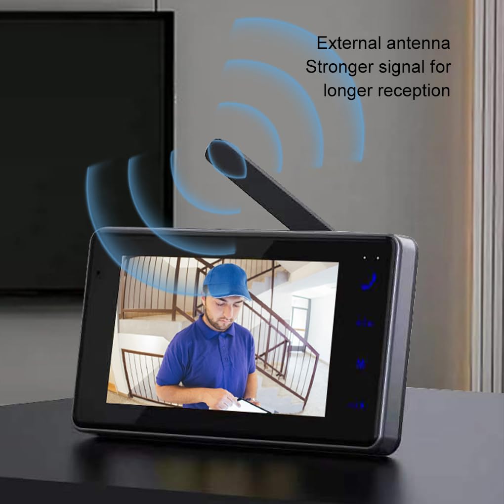 Sonnette vidéo sans Fil HD 1080p avec Batterie Rechargeable et