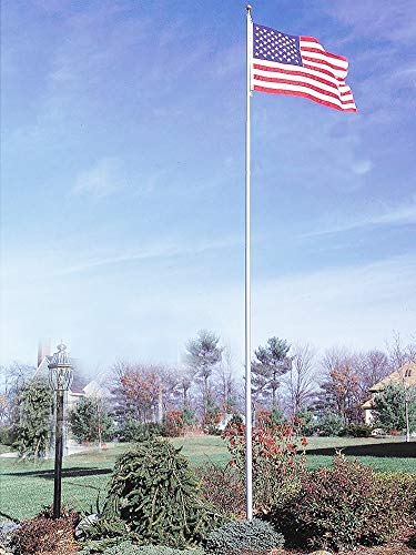 Amgate Wire Center Flagpole Rope 5/16" X 100 Feet - Braided Polyester Line With Steel Center Marine Grade Flag Pole Halyard Rope #TOP1