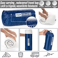 Marcolumb Reisekissen-Campingkissen-ergonomisches Memory-Schaum-Kissen mit temperaturregulierendem Bezug-Oeko-TEX Made IN Green – Ansicht 4