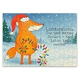 Mr. & Mrs. Panda Puzzle Fuchs Weihnachten Design 192 Teile - Geschenk, Nikolaus, Heiligabend, Legespiel, 500, 1500, Winter, Puzzlespiel, 2000, Weihnachtsmann