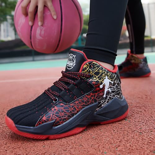 CZHIHANEG Chaussures de Basket-Ball pour Enfants et Adolescents Chaussures de Sport légères et Respirantes Chaussures de Basket-Ball pour garçons Chaussures de Basket-Ball pour Filles – vue 5