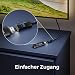 deleyCON 0,5m 8K HDMI 2.1 Verlängerungskabel - für TV, Monitor, PS4, PS5, Xbox, Dolby Atmos Soundbar EARC HDR10+ 48Gbps Kabel Verlängerung Kupplung Adapter - 8K@60Hz, 4K@120Hz/144Hz, 2K@240Hz