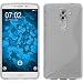 Produktbild PhoneNatic Case kompatibel mit Huawei Honor 6X - Clear Silikon Hülle S-Style + 2 Schutzfolien