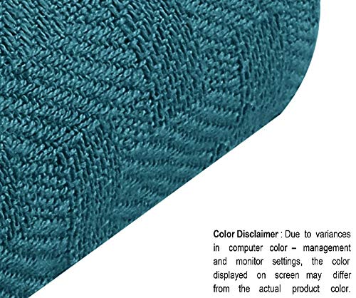 Glamburg 100% Cotton Bed Blanket, Breathable Bed Blanket King Size, Cotton Thermal Blankets King Size - Perfect For Layering Any Bed For All Season - Teal #TOP1