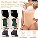 Imagen de 2 Pcs Faja Tanga Reductora Vientre Plano Tanga Faja Reductora Mujer Invisible Cintura Alta Moldeadora Material Transpirable Diseño Antivuelco Adecuado para Diversas Ocasiones Talla L Negro Nude
