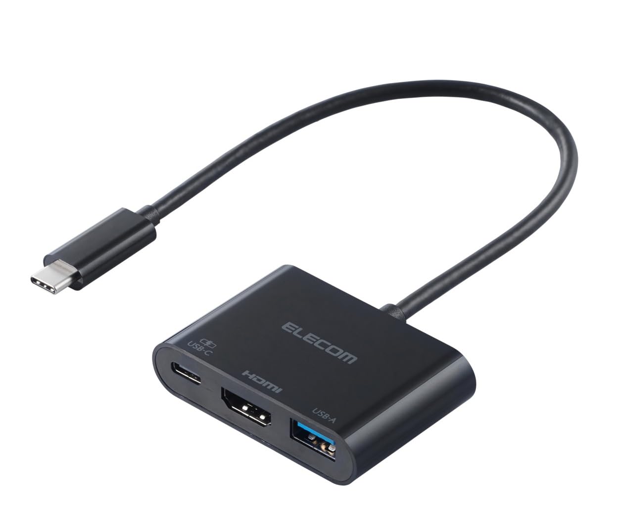 Amazon.co.jp: エレコム USB-C ハブ ドッキングステーション 3in1