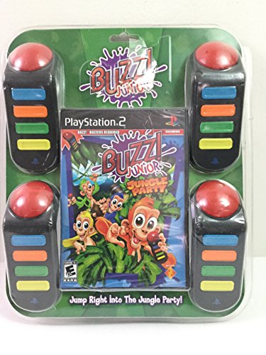BUZZ Jr.! Jungle Party Bundle - PlayStation 2 (Renewed)