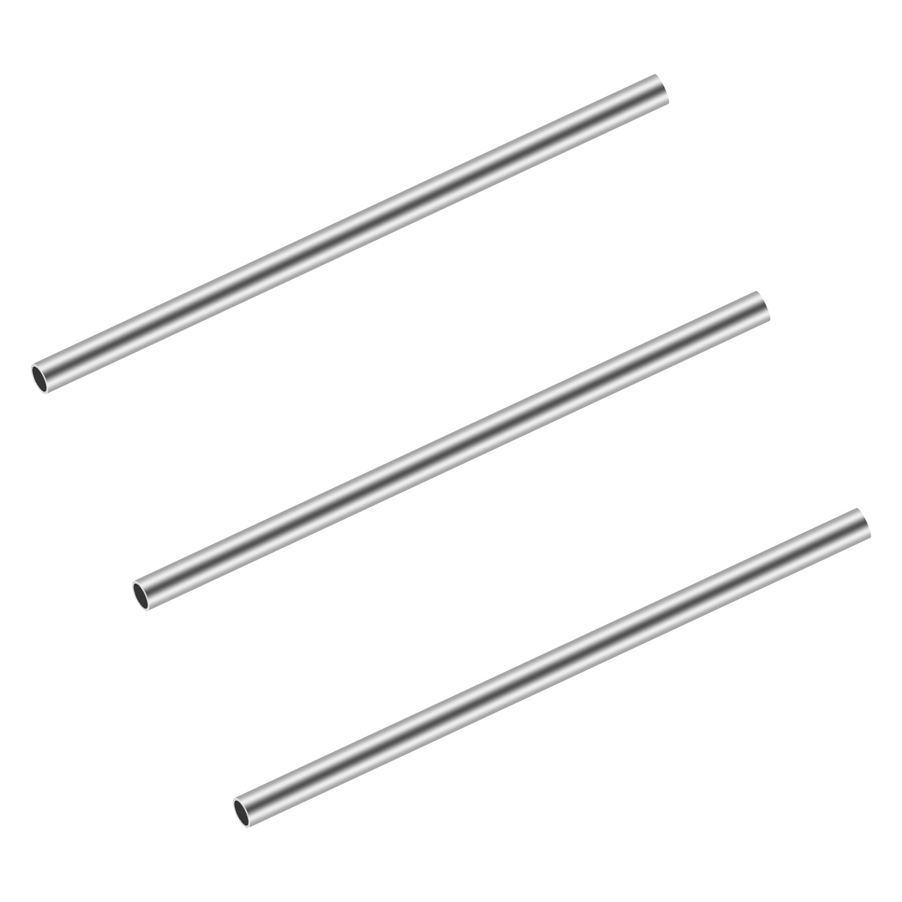 iMeistek 304 Stainless Steel Tubes, 11mm OD X 1mm Wall Thick 250mm Length Seamless Stainless Steel Industrial Straight Round Pipe (3PCS