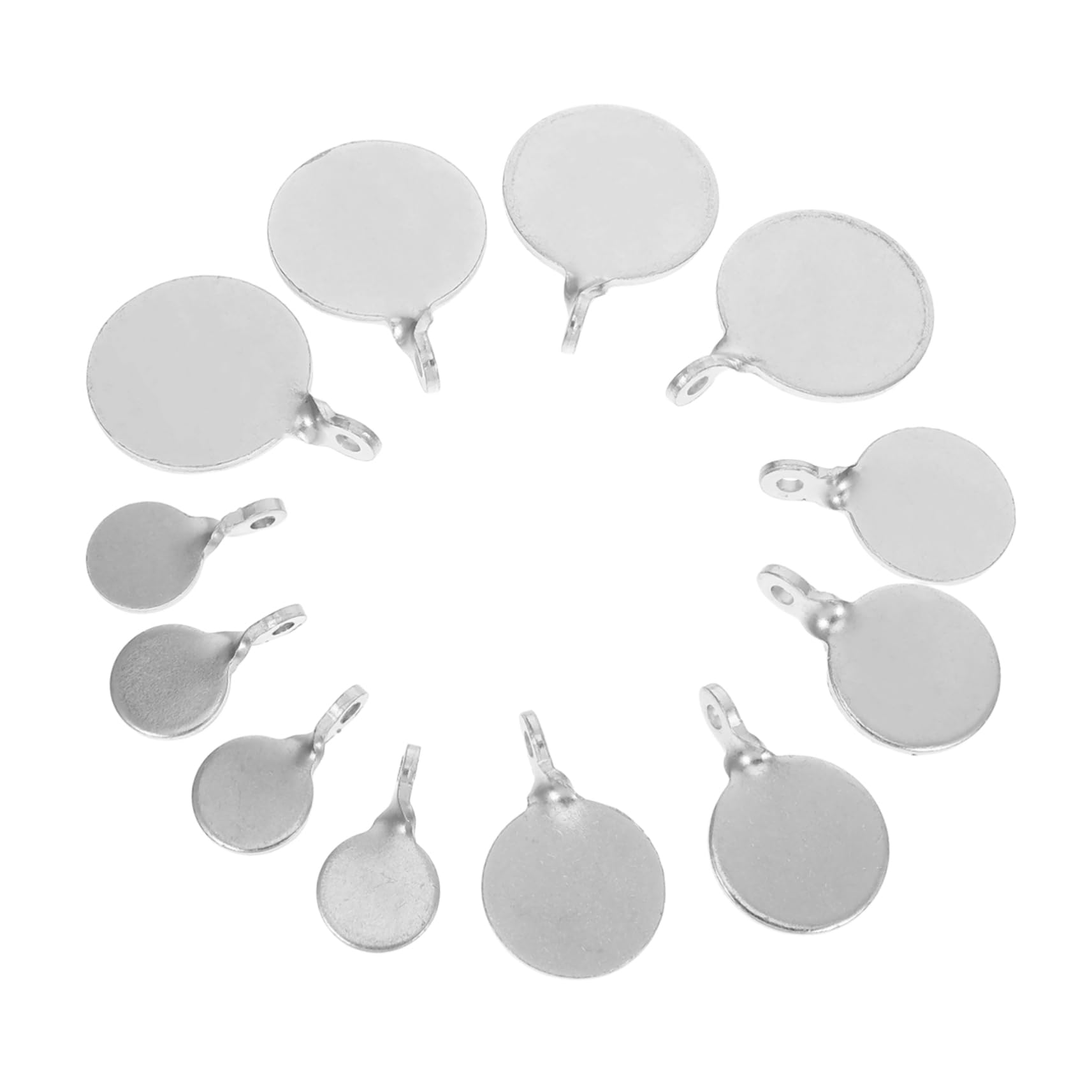 Anneome 12Pcs Manganese Steel Shooting Targets Durable Multi Purpose Archery Practice Plates for Enhanced Accuracy Training Includes and Targets