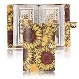 LIZIMANDU Budget Binder Set with 12 Cash Envelopes, Sunflower