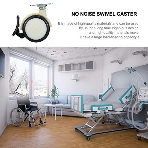 Rodízio giratório Cabilock com placa superior resistente ao desgaste universal resistente ao desgast