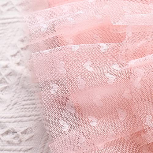 Roupas infantis para meninas de verão com várias camadas de malha saia adequada para crianças de 3 a