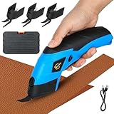 Kayoosi Tijeras Eléctricas Inalámbricas con 3 Cuchillas de Recambio, Tijeras Eléctricas Recargables con Interruptor de...