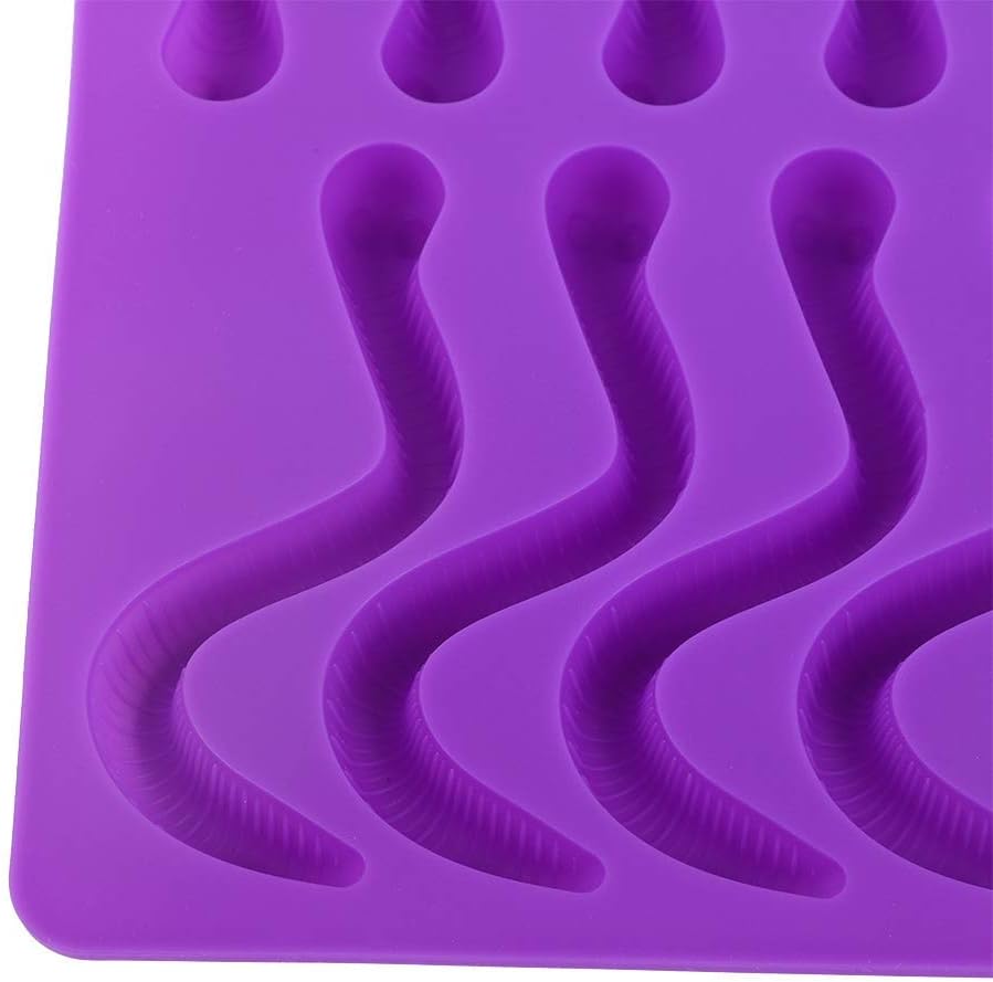 TOPINCN Chocolate Silicone Candy Reusable Microwave Freezer Dishwasher Gummy Shaped Pans for Making Pudding Cookies Chocolate DIY