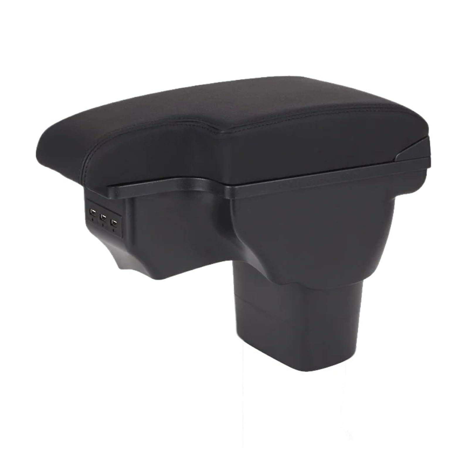 Umdjju B2 Real Corium 3Usb For Nissan For Juke 2010-2019 Armrest Box Car Accessories Interior Details Storage Usb Car Centre Console Armrest Box(B2 Real Corium 3Usb)