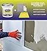 Zinsser SureGrip High Strength Clear Wallcovering Adhesive 1 qt Bundle with Microfiber Cloth + Paste Brush + Smoothing Tool - Strong Adhesion for Vinyl Wallpaper and Easy Positioning - (4 Items)