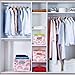 Lawei Set of 3 Rainbow Foldable Storage Baskets, Collapsible Fabric Storage Bins for Shelves, Rectangle Toy Basket Organizer Box for Office, Home, Bedroom, Laundry, Nursery, Camping, Travel