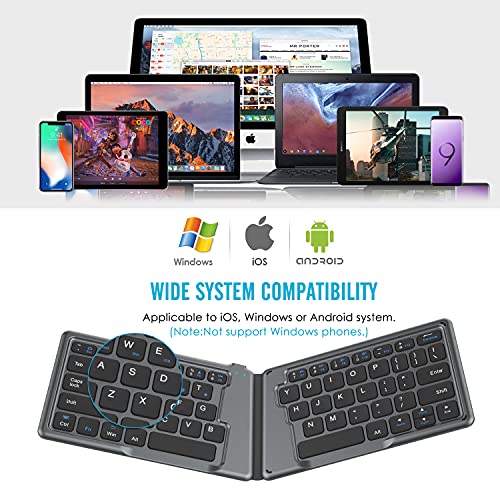 Faltbare Bluetooth Tastatur MoKo Universal für tragbare Nutzung