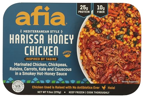 Afia Harissa Honey Chicken Mediterranean Bowl, 9.5 OZ