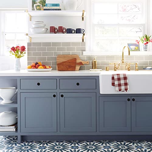 LONTAN 4 Stück Schrankknöpfe möbelknöpfe Schwarz küchenknöpfe schwarz knauf für schrank knöpfe für Küchenschränke knauf Runde Schubladenknöpfe für Schlafzimmer, Badezimmer