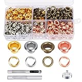 Praktische Größe: Innendurchmesser ca. 6 mm/ 1/4 Zoll, Außendurchmesser ca. 10 mm/ 7/16 Zoll. Die praktische Größe ist ideal für alle Arten von Bastelarbeiten, Stoff.