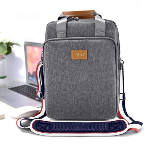 Image of ZINZ 79 inch Shoulder Strap, Extra-thick Fixed Cushion Pad and Dual Clasps Universal Replacement Strap with Metal Swivel Hooks for Laptop Bags, Luggage Bags, Camera, Crossbody(Stripes-BuWRd)