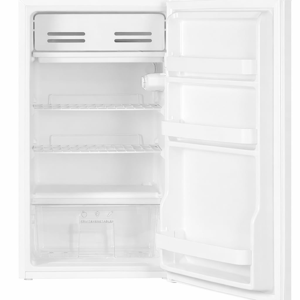 Cookology UCIF93WH Freestanding under counter Fridge in White - 93 Litre Capacity - Adjustable Temperature Control & Legs - With Chiller Box — view 2