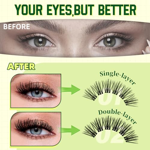 Image of KEYYOU Lash Clusters Kit Full Coverage Volume for Dramatic Glam